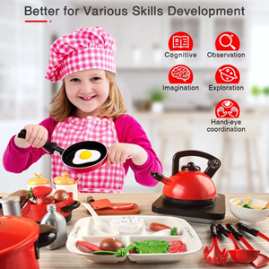 اسباب بازی ست آشپزخانه و گاز رومیزی Kitchen Playset_اسباب بازی لوازم آشپزخانه